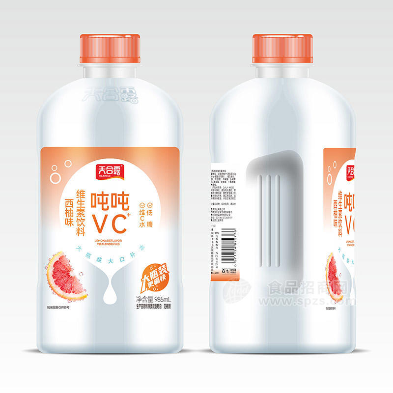 天合露西柚味维生素饮料985ml