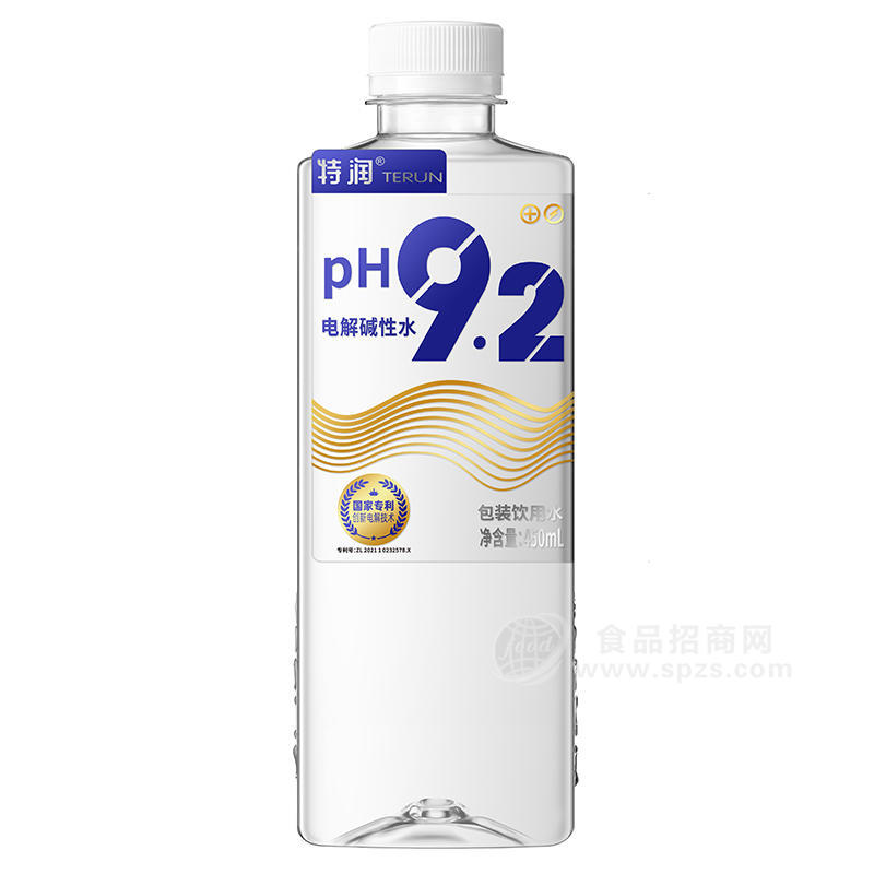 特润电解碱性水包装饮用水450ml
