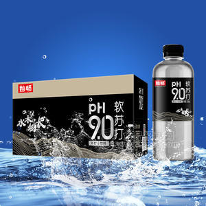 妙畅软苏打苏打水饮料590mlx15瓶招商