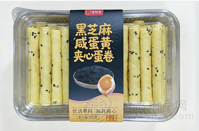 黑芝麻香酥味鸡蛋卷368g