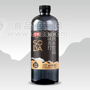 天合露原味苏打天然水饮品苏打水600ml