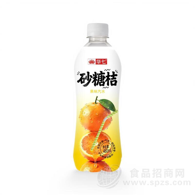 华七砂糖桔果味汽水480ml