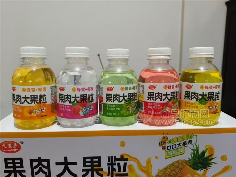 九里源果肉大果粒果汁饮料328ml