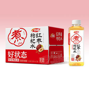 浩明红枣枸杞水植物饮料500mlx15瓶
