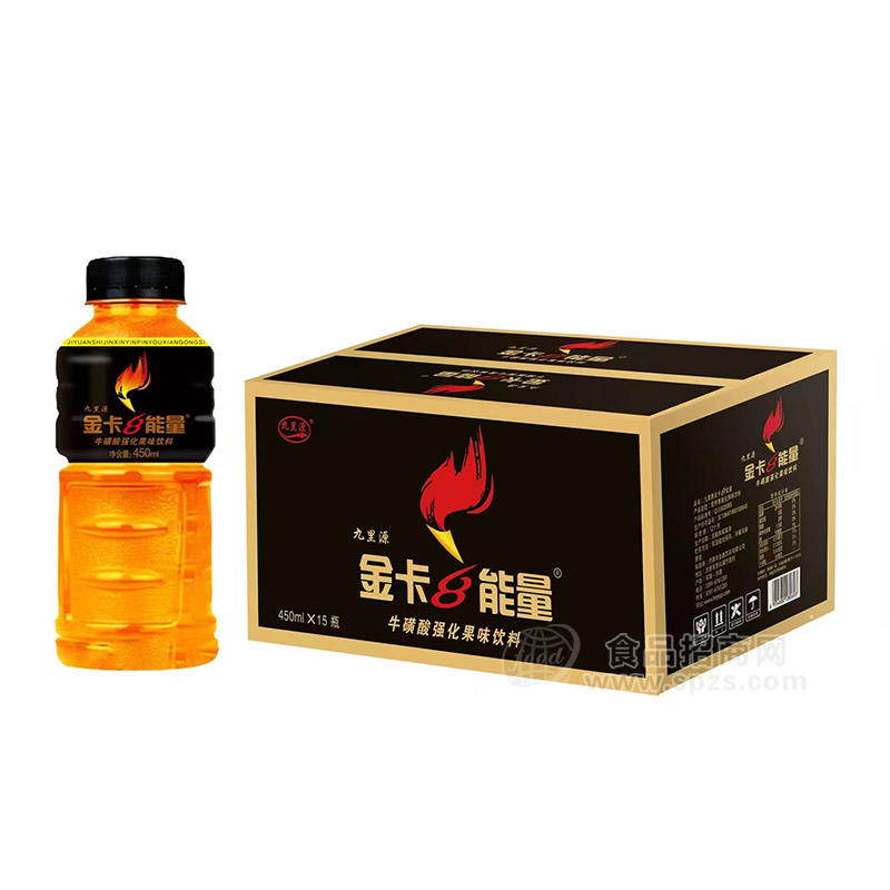 金卡8能量牛磺酸强化果味饮料450mlx15瓶