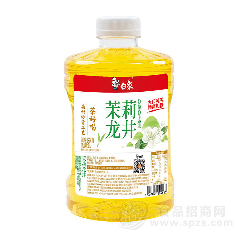 白象茉莉龙井调味茶饮料1L