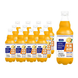 大寓冰橙橙味汽水风味饮料500ml