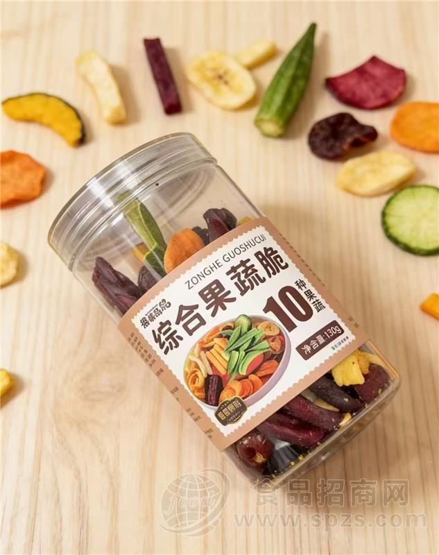 综合果蔬脆片定量小零食130g