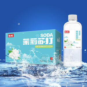 妙畅茉莉花茶味苏打水饮料590mlx15瓶