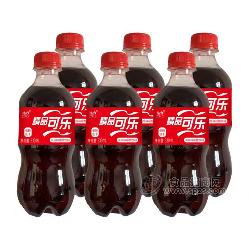 结力精品可乐味碳酸饮料330ml 