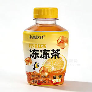 中奥饮品柠檬红茶冻冻茶茶饮料338ml