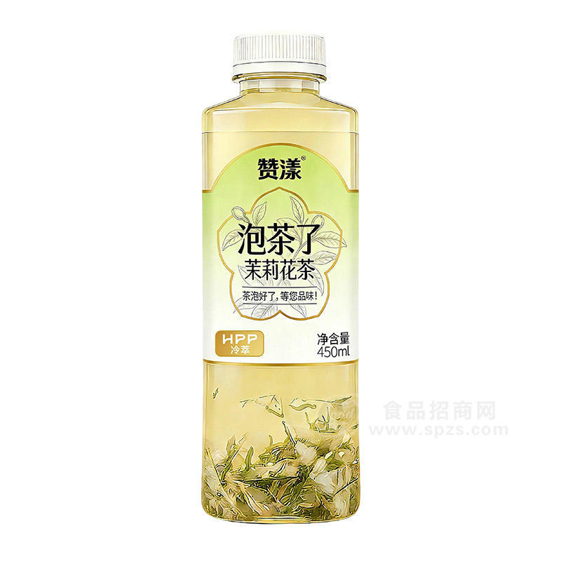 赞漾冷萃茉莉花茶饮料450ml