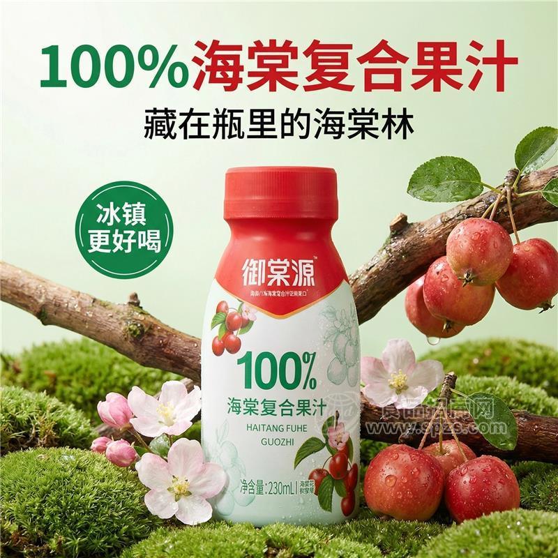 【御棠源】八棱海棠果汁怀来特产酸甜解腻整箱批发230ml*8