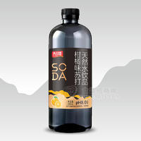 天合露柑橘味苏打天然水饮品600ml