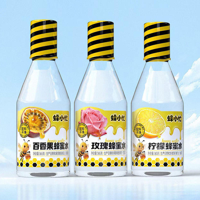 蜂小忙百香果玫瑰柠檬蜂蜜水风味饮料365g