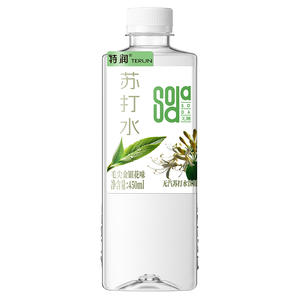 特润毛尖金银花味无汽苏打水饮料450ml
