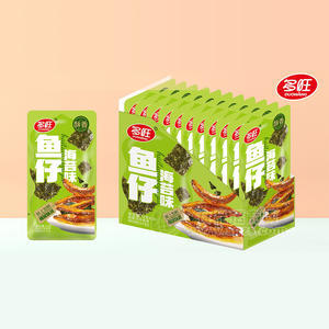 多旺海苔味鱼仔休闲食品12gx20