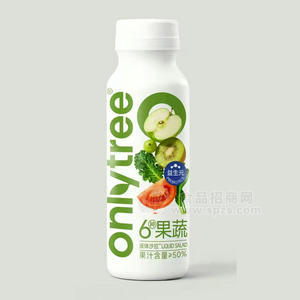 onlytree6种果蔬果汁饮料