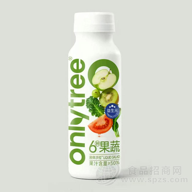 onlytree6种果蔬果汁饮料
