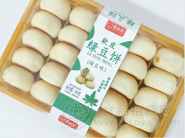 软皮绿豆饼450g