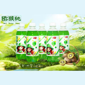 猕猴桃果汁+气泡汽水饮料410ml