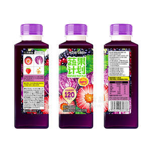 蔬果计划桑葚紫甘蓝复合果蔬汁饮料360ml
