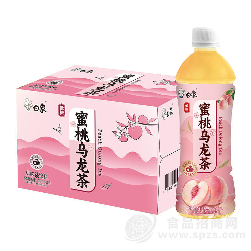 白象蜜桃乌龙茶果味茶饮料500mlx15瓶