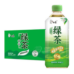 白象蜂蜜茉莉花味绿茶调味茶饮料1LX8瓶