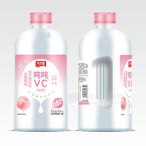 天合露水蜜桃味维生素饮料985ml