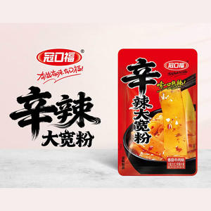 冠口福香菇牛肉味辛辣大宽粉休闲食品称重计量