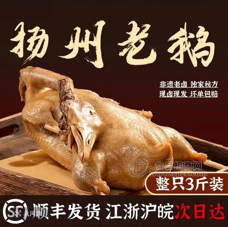 扬州卤鹅3斤整只装
