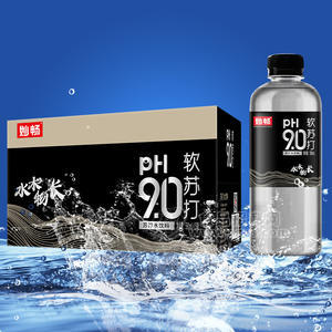 妙畅软苏打苏打水饮料590mlx15瓶招商