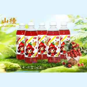 山楂果汁+气泡汽水饮料410ml