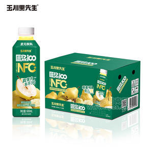 玉川果先生银耳炖雪梨益生元复合果汁饮料600mlx15瓶