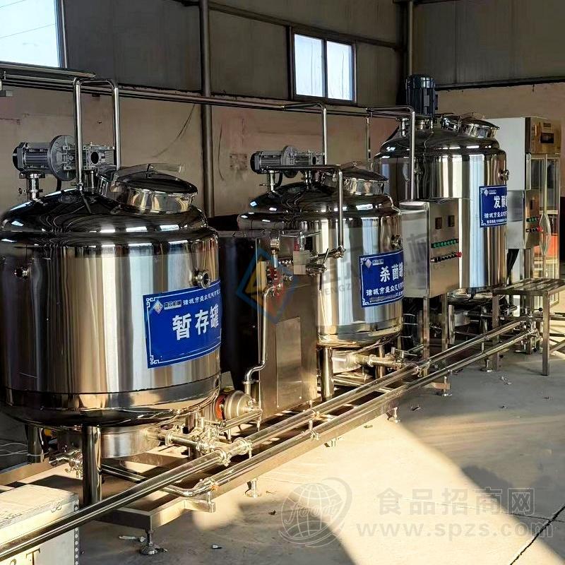 酸奶全套加工设备 中小型乳品加工设备 酸奶加工工艺流程
