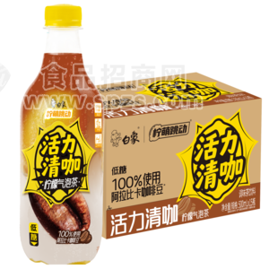 白象柠萌跳动柠檬气泡茶调味茶饮料500mlx15瓶