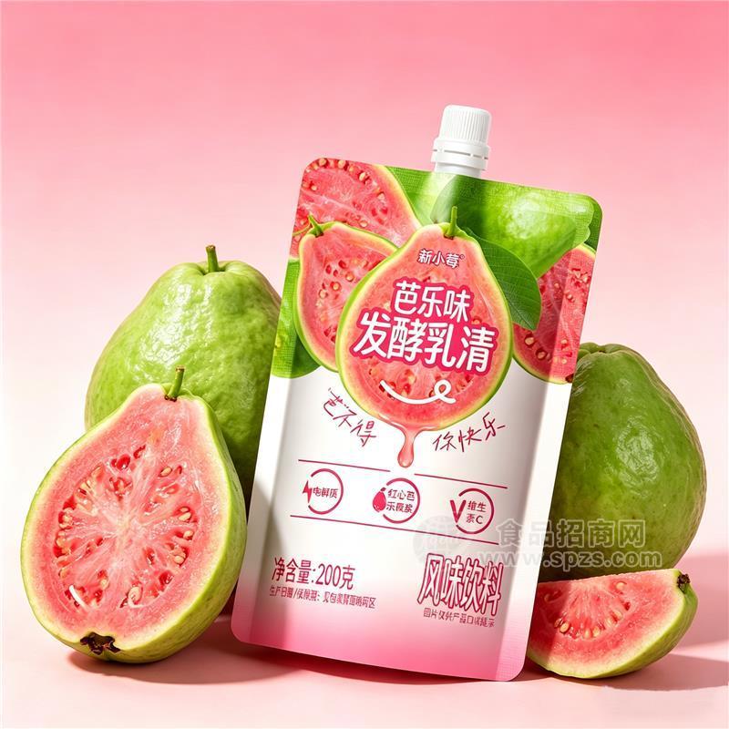 新小莓・发酵乳清风味饮料（芭乐味）