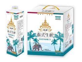 统椰泰式生榨果肉型风味椰子汁植物蛋白饮料1L
