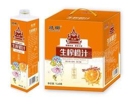 统椰生榨橙汁符合果汁饮料1L
