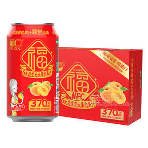 葡口NFC黄桃味6大益生元果肉果汁饮料