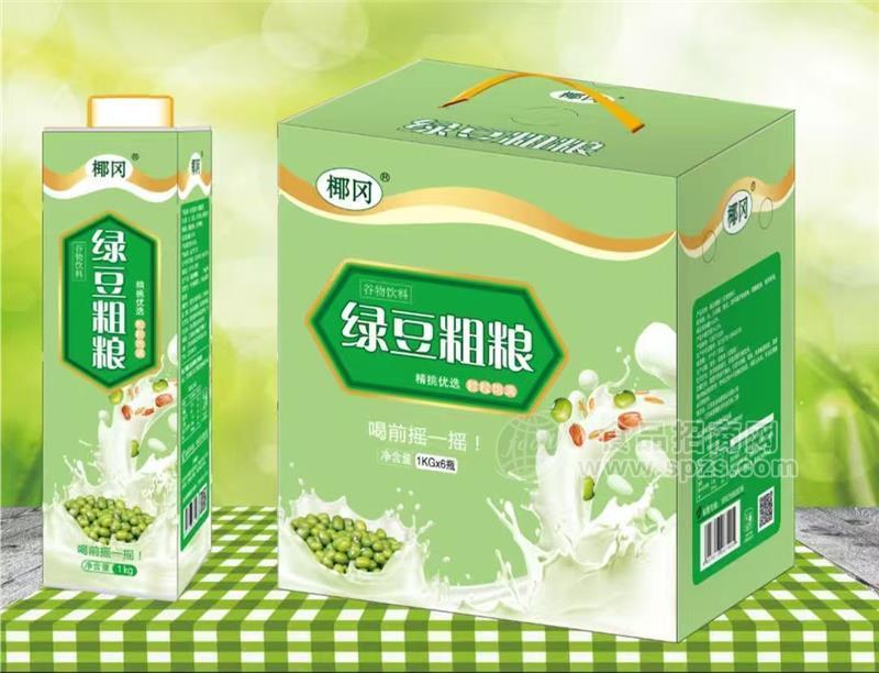 椰冈绿豆粗粮谷物饮料1L 
