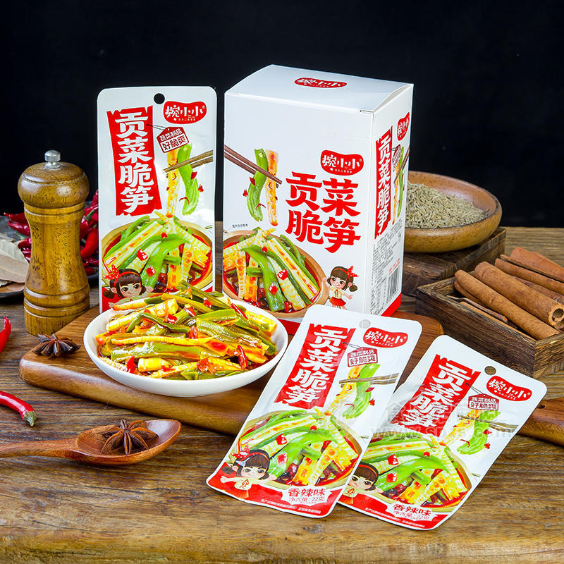 婉小小贡菜脆笋休闲零食22g