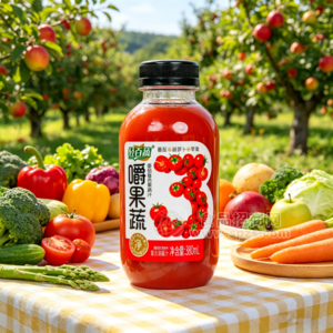 轻百蔬番茄复合果蔬汁果汁饮料380ml
