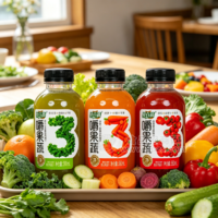 轻百蔬瓶装嚼果蔬果汁饮料380ml