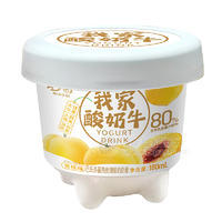 我家酸奶牛黄桃味酸奶180ml