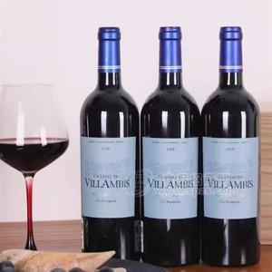 法国中级庄红酒 蔚蓝比斯酒庄葡萄酒 原瓶进口批发
