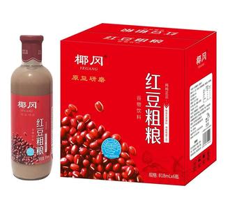 椰冈红豆粗粮谷物饮料818mlx6瓶