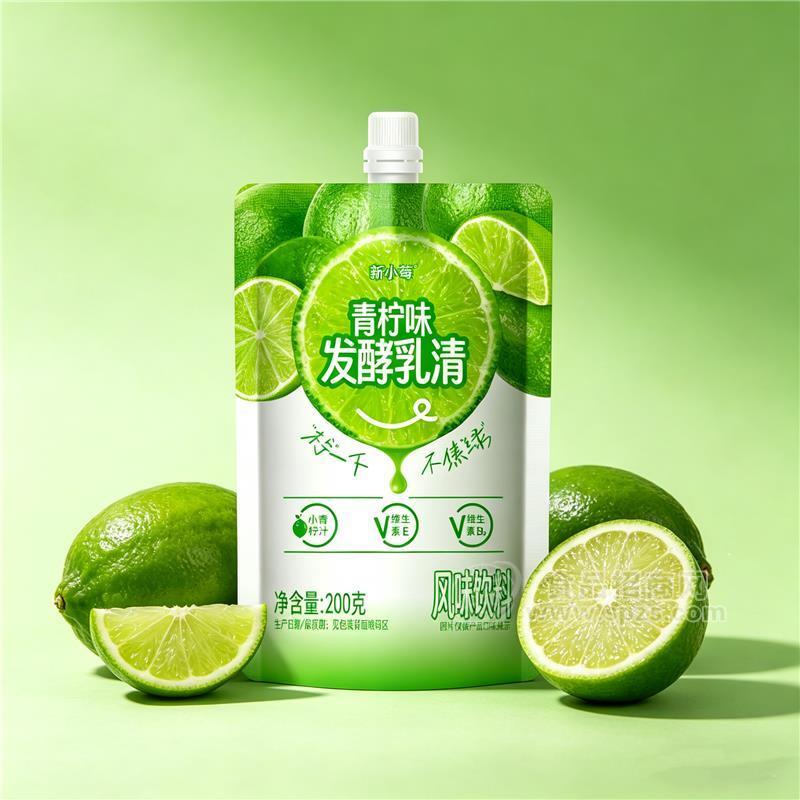 新小莓・发酵乳清风味饮料（青柠味）