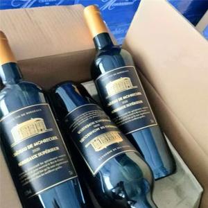 蒙瑞克尔红葡萄酒 波尔多AOC干红 原瓶原装红酒批发