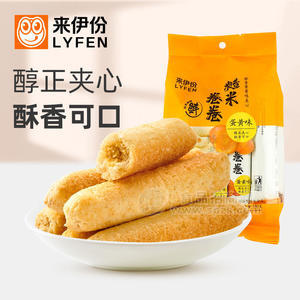 来伊份糙米卷180g袋膨化食品饼干休闲零食米果卷能量棒袋装